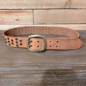 Genuine leather studded belt Lucky Brand. M/34”